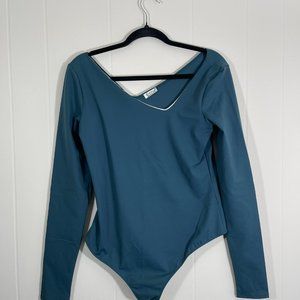NWT Free People Abbie Body Suit - Intimates - Size L - Teal - Long Sleeve